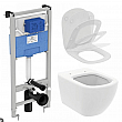WC set for installation Tesi AquaBlade with ultra-thin seat T386701- without button – Ideal Standard 11.26.264.0215 - siko.bg WC set for installation Tesi AquaBlade with ultra-thin seat T386701- without button – Ideal Standard 11.26.264.0215 – миниатюра